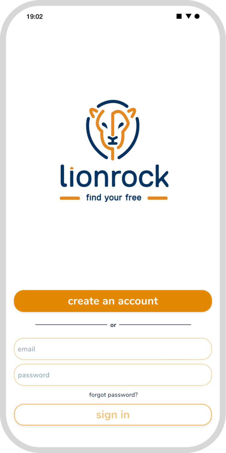 Mobile app lionrock